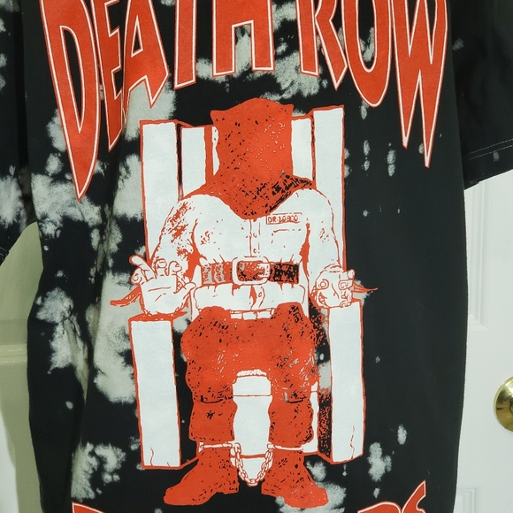 Death Row Records Tye Dye T-Shirt Sz Medium Slim - Picture 3 of 6